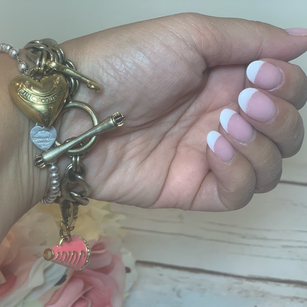 Juicy couture gold color heart bracelet